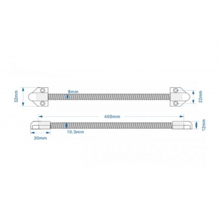 OSŁONA PRZEWODU DT-102B 40CM